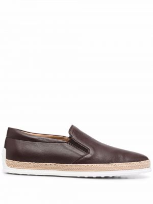 Skli på slip-on sneakers Tod's brun