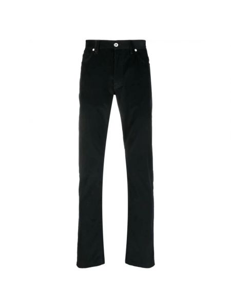 Czarne proste jeansy Brioni