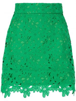 Falda de encaje Bambah verde