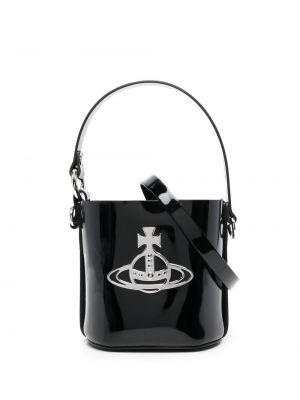 Τσάντα ώμου Vivienne Westwood μαύρο