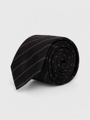 Hedvábná kravata Hugo černá