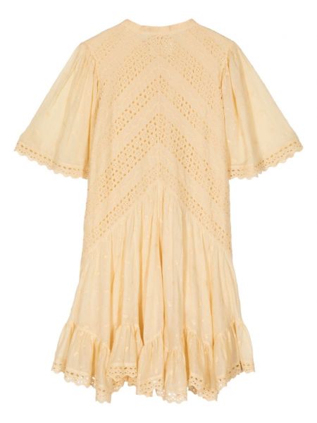 Puuvillased kleit Isabel Marant kollane