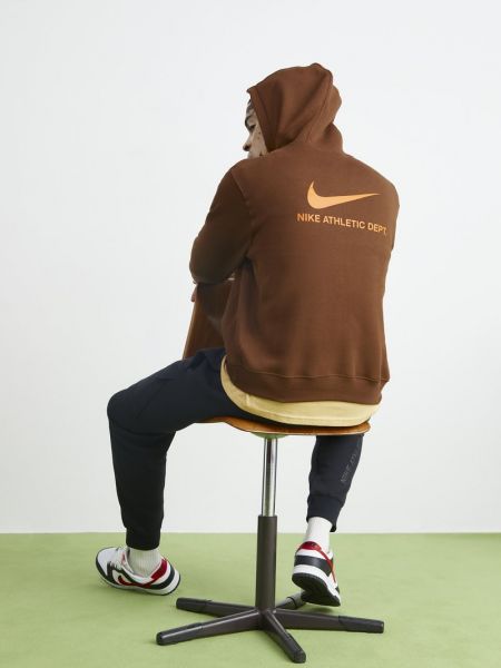 Bluza z kapturem Nike Sportswear brązowa