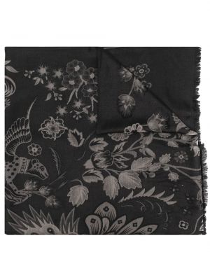 Jacquard floral skjerf Etro svart