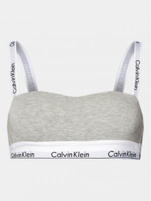 Měkká podprsenka Calvin Klein Underwear šedá