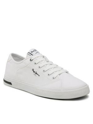 Ниски обувки Pepe Jeans бяло
