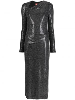 Μίντι φόρεμα από διχτυωτό Manning Cartell μαύρο