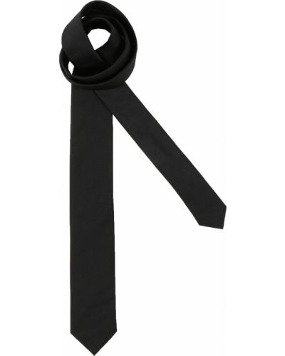 Cravată de mătase Hugo negru