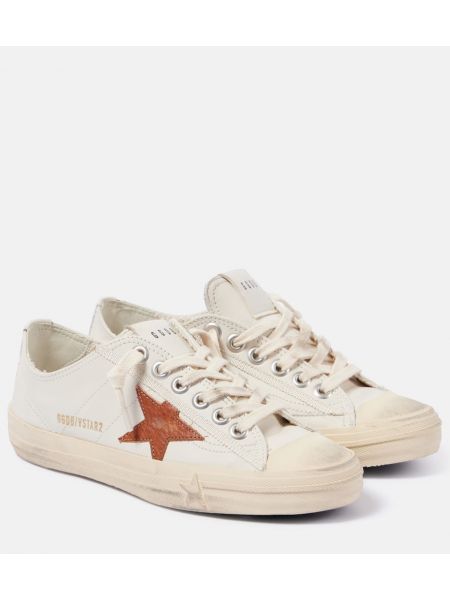 Stjärnmönster läder sneakers Golden Goose