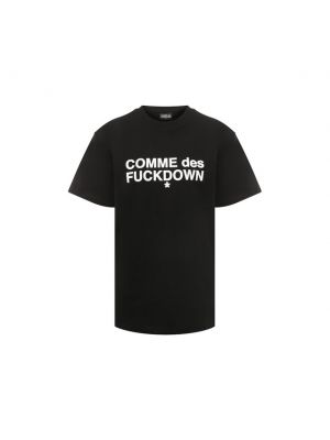Хлопковая футболка Comme Des Fuckdown