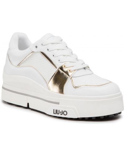 Sneakersy LIU JO - Hero 15 BA2209 PX136 White/Gold 03D05