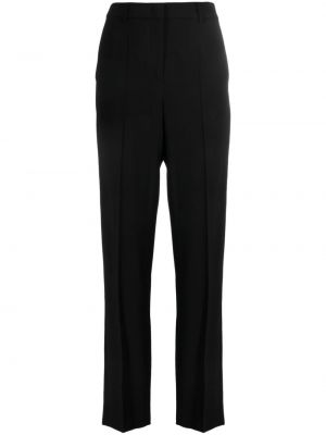 Pantalon droit plissé Emporio Armani noir