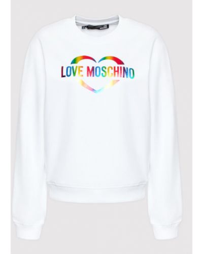 Kalhoty Love Moschino, bílá