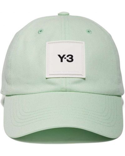 Șapcă din bumbac Y-3 verde