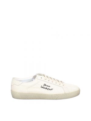 Białe sneakersy Saint Laurent
