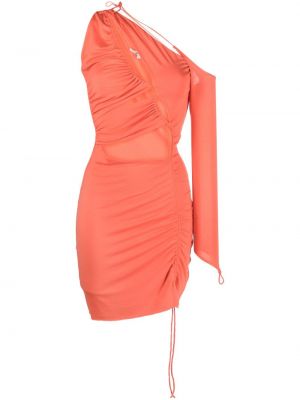 Коктейлна рокля Manuri оранжево