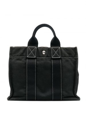 Shopper handtasche Hermès schwarz