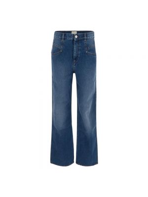 Proste jeansy Isabel Marant niebieskie