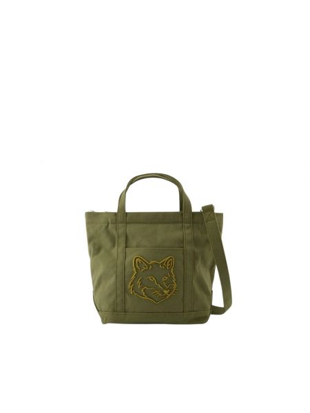 Shopper handtasche Maison Kitsuné grün