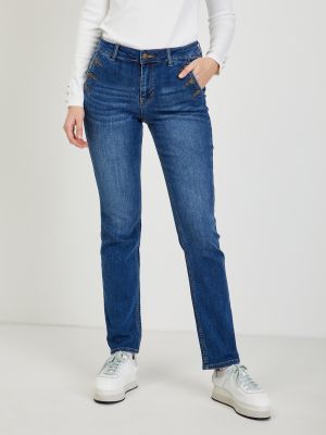 Прямі джинси Orsay сині