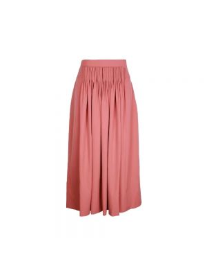 Spódnica wełniana Hermès Vintage różowa