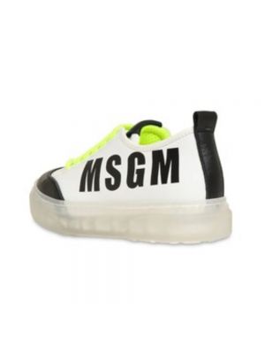 Sneakersy Msgm białe