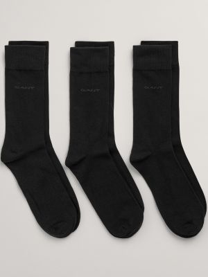 Хлопковые носки Gant черные