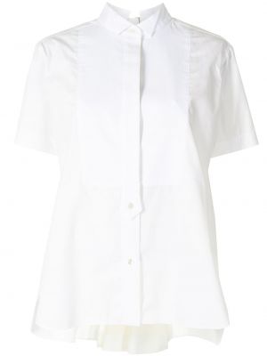 Camisa asimétrica Sacai blanco