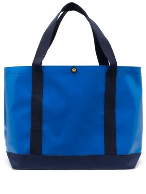 Шопинг чанта с принт Junya Watanabe Man синьо