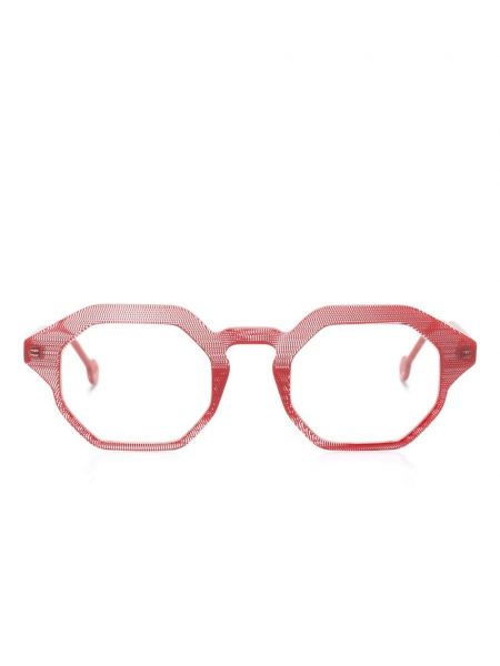 Ochelari cu imprimeu geometric L.a. Eyeworks roșu