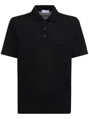 Camiseta de algodón Ferragamo negro