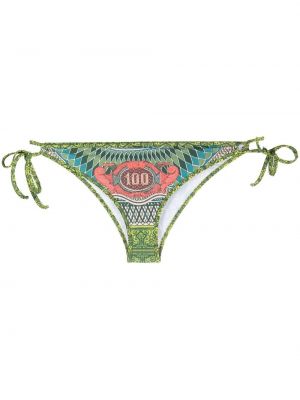 Trykt bikini Jean Paul Gaultier grønn