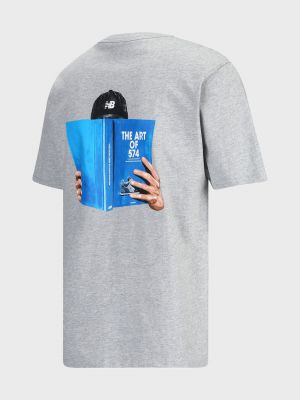 Сіра футболка New Balance