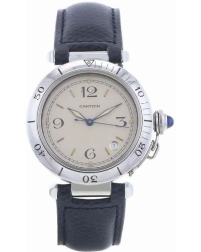 Zegarek srebrny Cartier