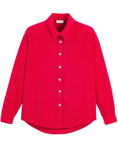 Американская блузка винтажная American Vintage, красная