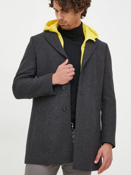 Вълнено палто с изолация Manuel Ritz сиво