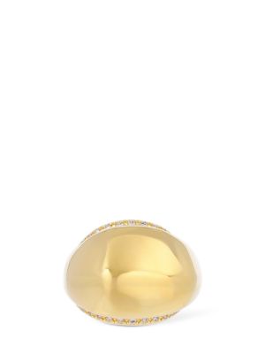 Žiedas su kristalais Zimmermann auksinė