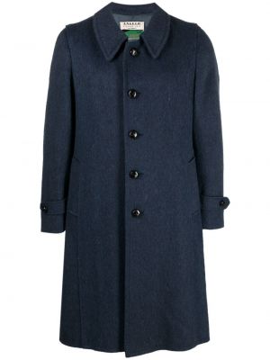 Vlnený kabát na gombíky A.n.g.e.l.o. Vintage Cult modrá