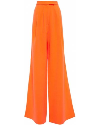 Kalhoty s vysokým pasem relaxed fit Alex Perry oranžové