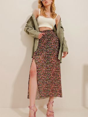 Długa spódnica Trend Alaçatı Stili