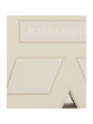 Bolso clutch Karl Lagerfeld blanco