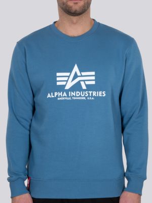 Свитшот Alpha Industries синий
