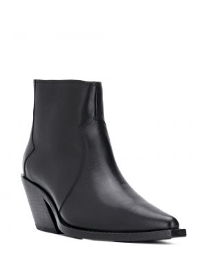 Ankle boots na obcasie chunky Anine Bing czarne