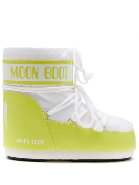 Baskılı düz çizmeler Moon Boot