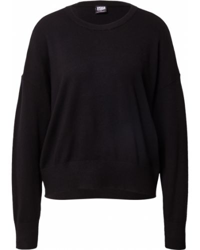 Viskózový nylonový priliehavý sveter Urban Classics - čierna