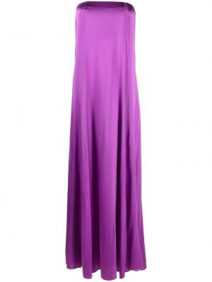 Rochie lunga de mătase Forte_forte violet