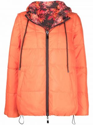Oboustranná péřová bunda Pinko oranžová