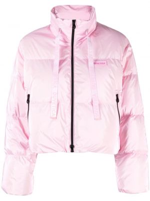 Pikowana kurtka puchowa Duvetica różowa