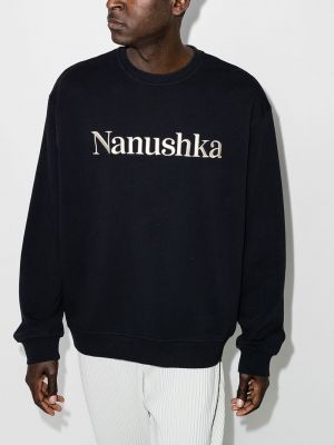 Haftowana bluza Nanushka czarna