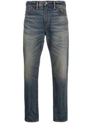 Jeans skinny a vita bassa slim fit Ralph Lauren Rrl blu
